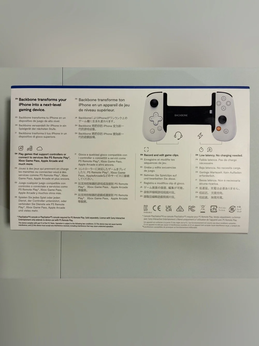 Sony Backbone Mobile Gaming Controller - White